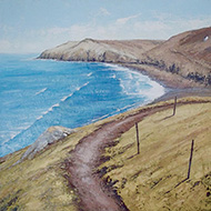 Painting by Caroline Atkinson